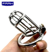 FRRK Extra long plum blossom Chastity Cage lock Device Stainless Steel Cock Cage Metal Male Chastity Belt Penis Ring Sex Toys cbt abstinence male chastity belt panty bondage lock penis cage arc silicone metal waist belts stainless steel chastity device