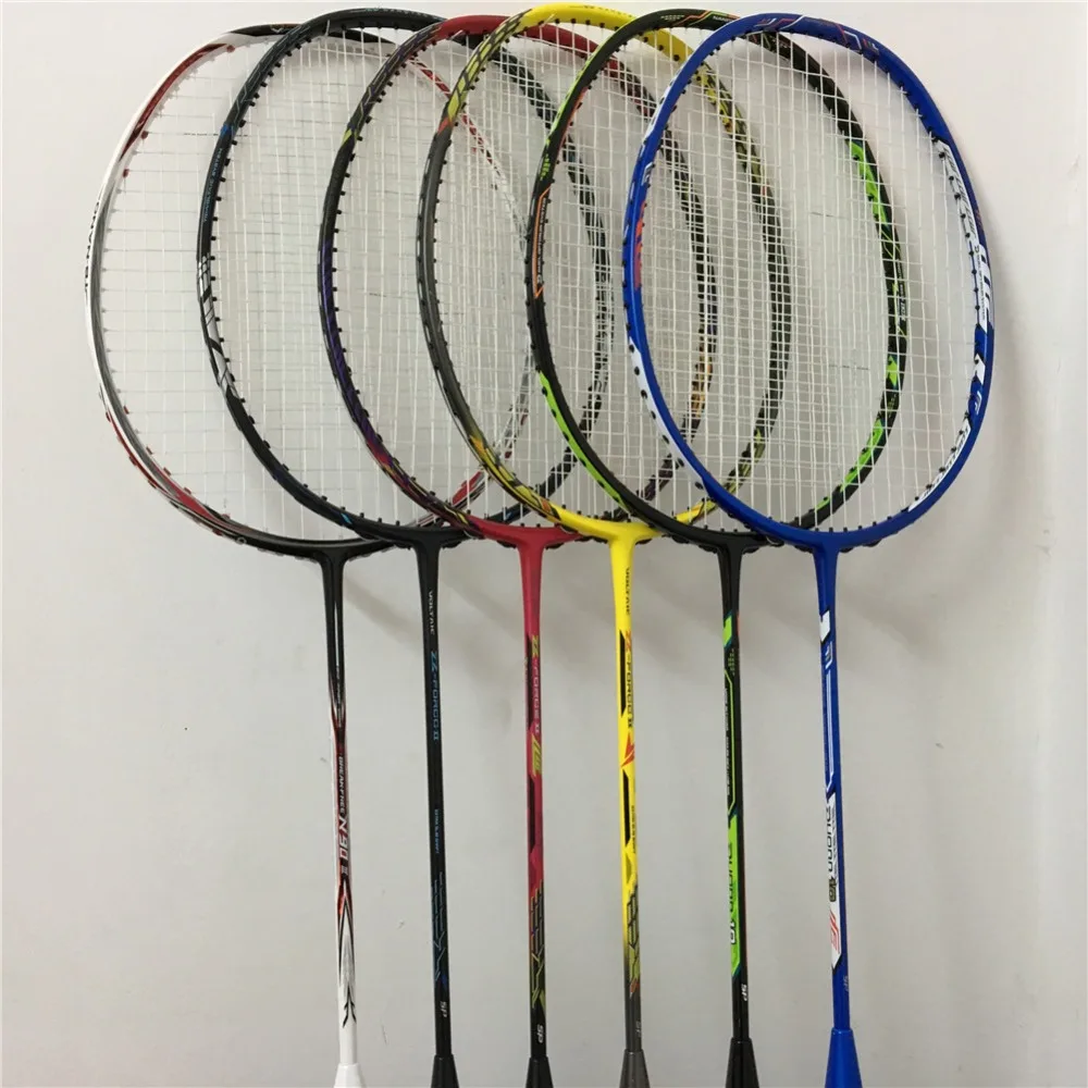 Badminton racket VT ZF II prestrung racket badminton voltaic z force ii