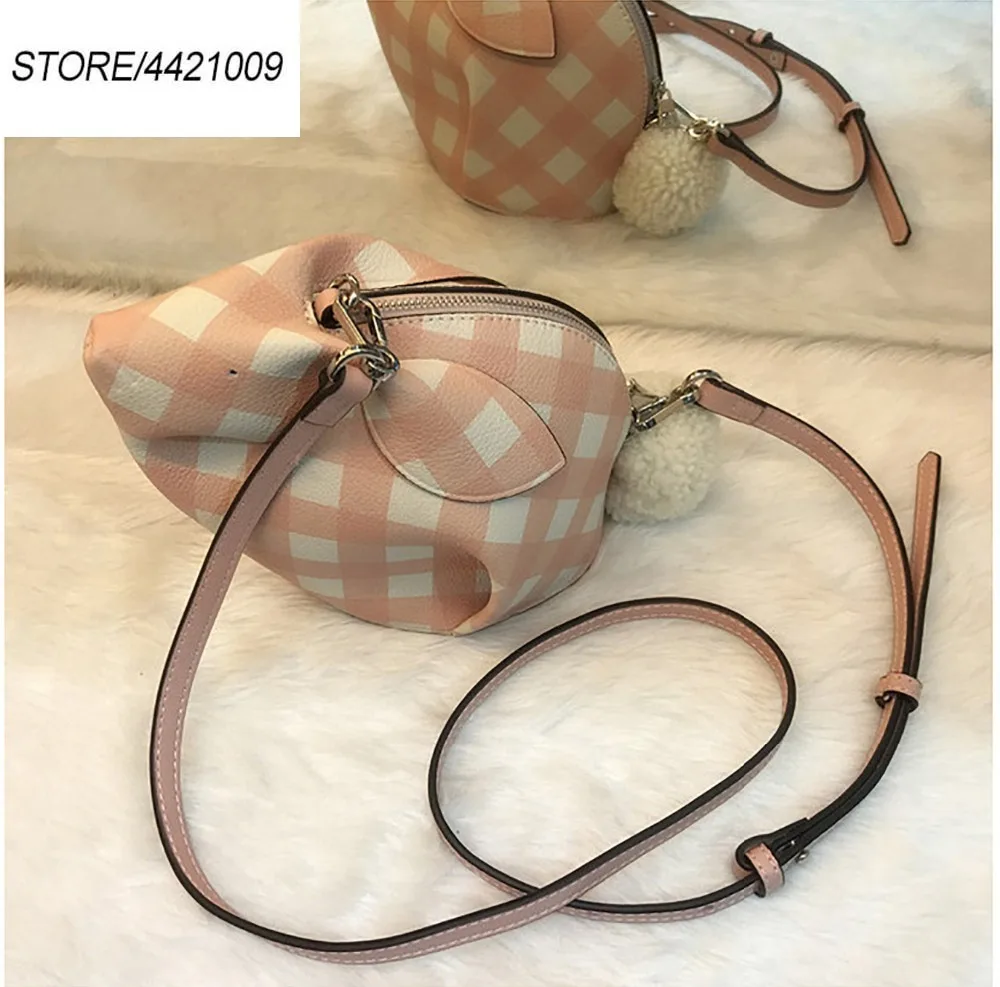 

Rabbit Genuine Leather Animal Handbag Mini Messenger Bag,Luxury Leisure Fashion Shoulder Bag,Square Color Crossbody Bag