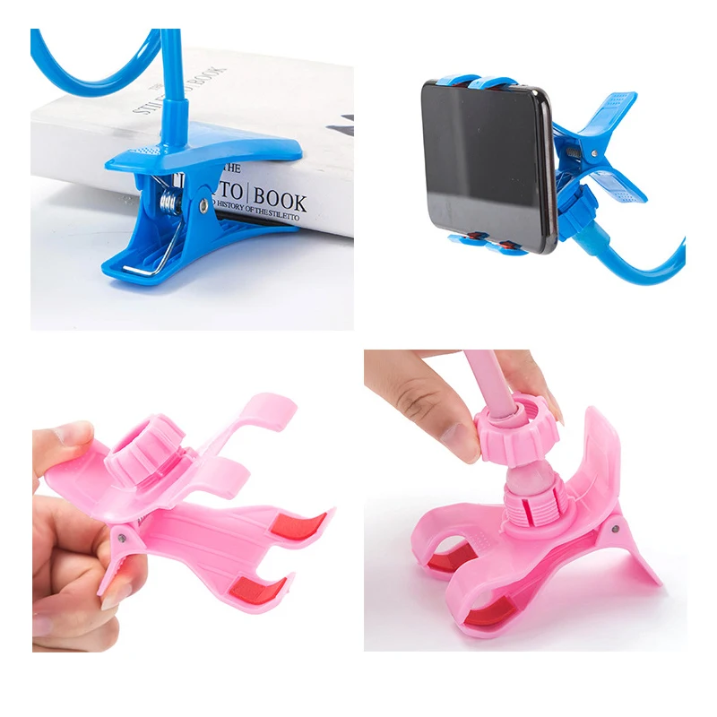 360 Degree Roating Flexible Phone Holder Stand For Mobile Long Arm Holder Bracket Support For Bed Desktop Tablet (4)