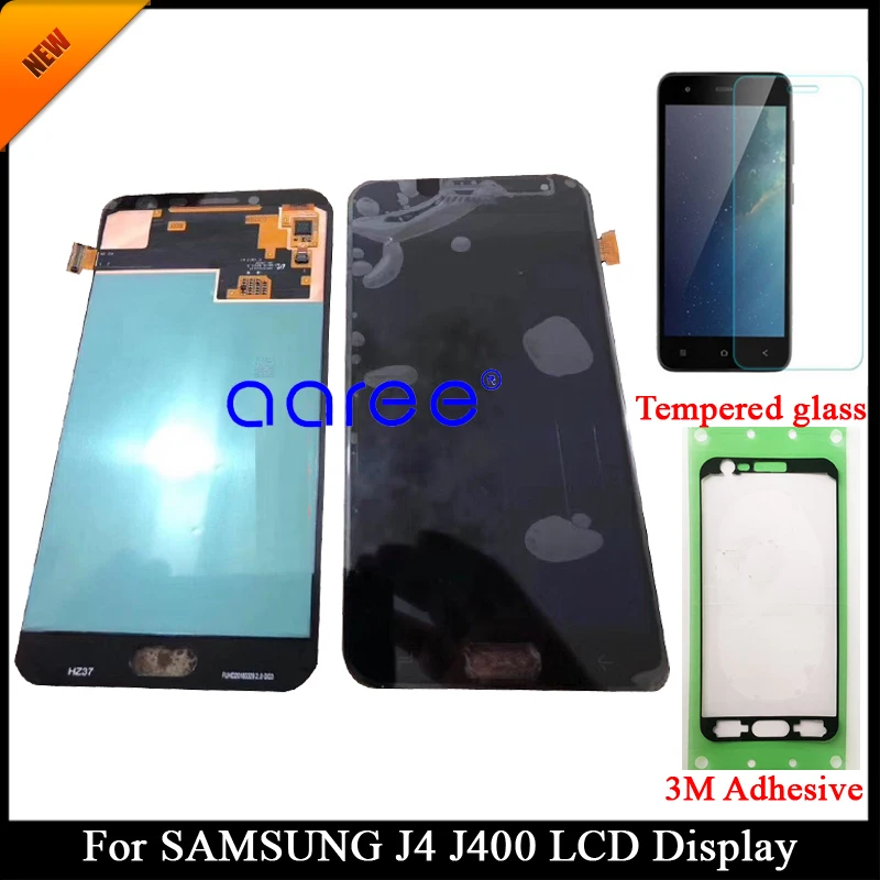 

Tested Super AMOLED LCD Display For Samsung J4 J400F LCD For Samsung J4 J400F/DS Display Touch Screen Digitizer Assembly