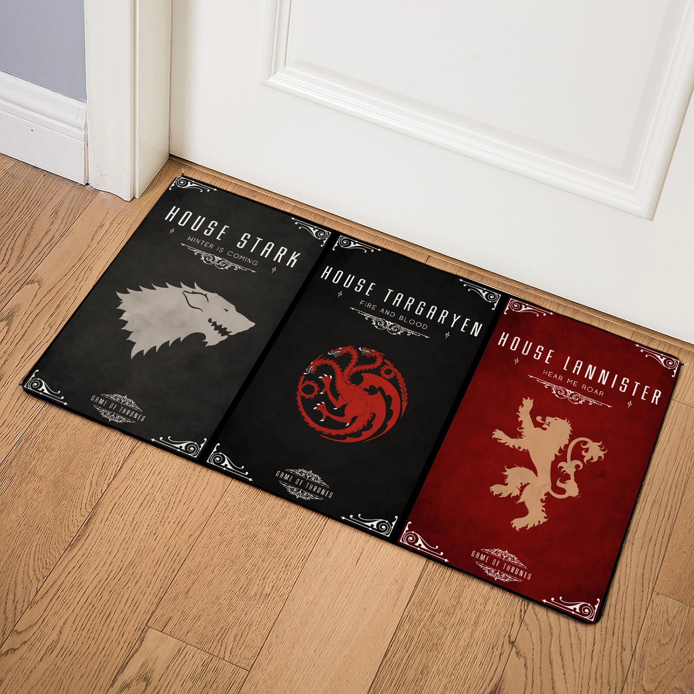 

Game of Thrones Print Door Mat Kitchen Carpet Living Room Hallway Bathroom Entrance Non-slip Floor Mat Home Decor 80cm