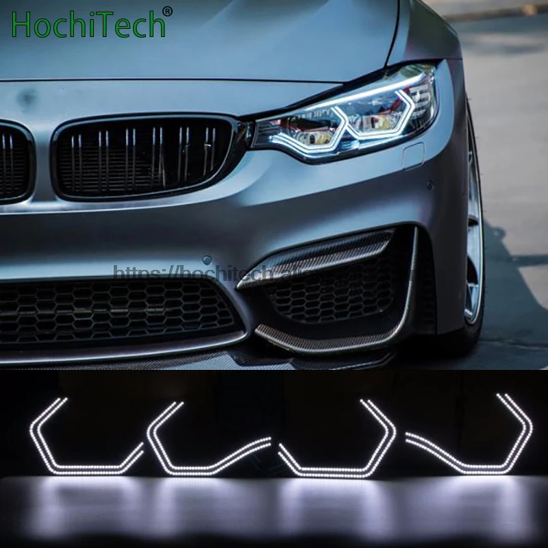 Набор светодиосветодиодный Angel Eye белого цвета концепции M4 в знаковом стиле с