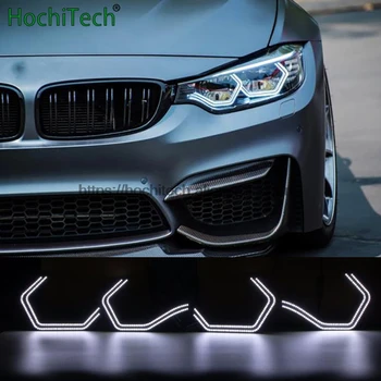 

White Concept M4 Iconic Style LED Angel Eye Kit w/Relay Wirings for BMW 2 3 4 5 series F30 F32 F82 F80 M3 M4 M5 car styling