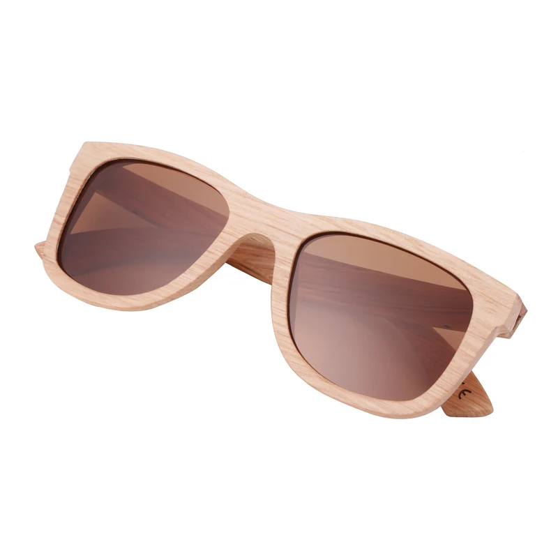BerWer поляризованные солнцезащитные очки ретро для мужчин и женщин Роскошные солнцезащитные очки из дерева ручной работы для друзей в качестве подарков дропшиппинг OEM - Цвет линз: brown lens