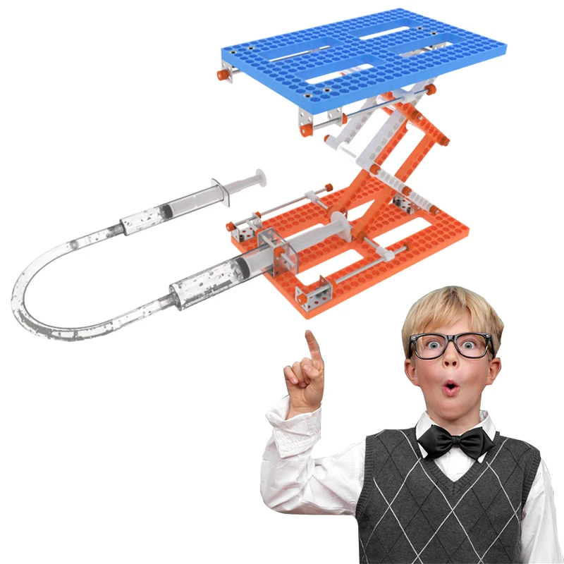 STEM Kids Toy School Science Toy DIY Hydraulic Lift Children Educational Science Toys Kit Learning Education Toys for Children