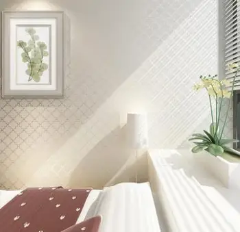 

Thick solid color wallpaper 3d bedroom non-woven wallpaper living room background wall paper study simple modern