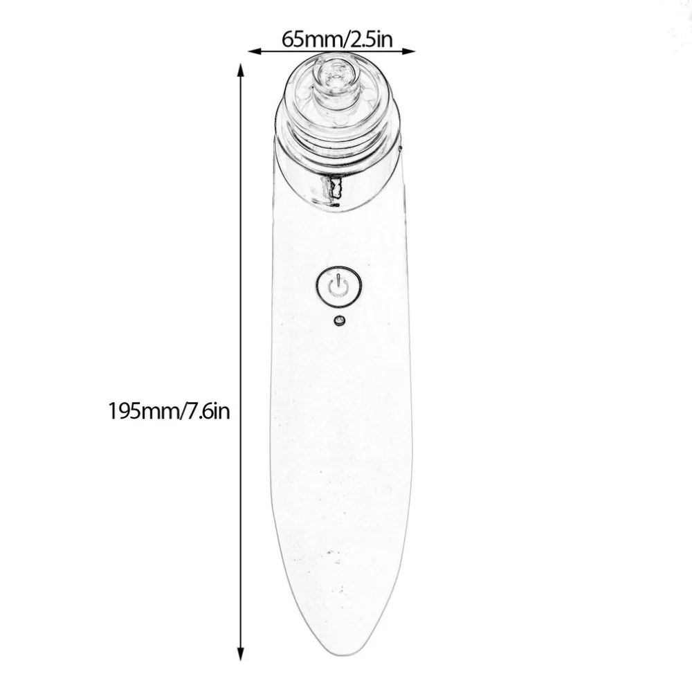 Вакуумная очистка лица Тип отрицательного давления акне кисточка для чистки пор инструмент красота уход за кожей специальный с сильным