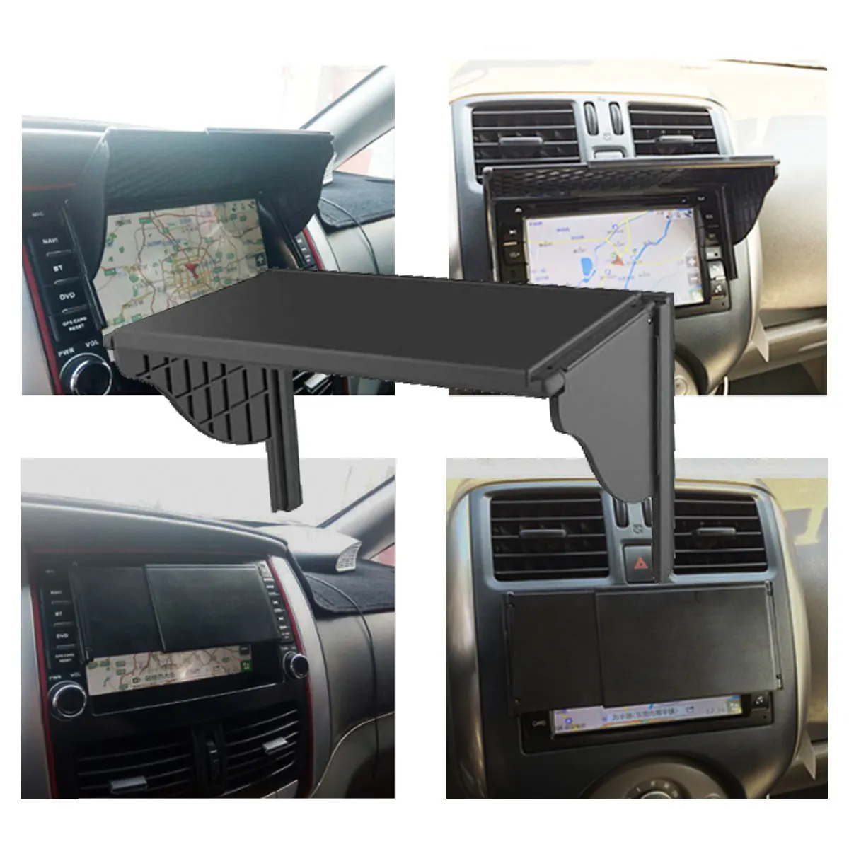  145-245mm Auto Zentralen Dashboard-Dash Board Panel Fascia GPS Navigator Display Sonnenschirm Sonne