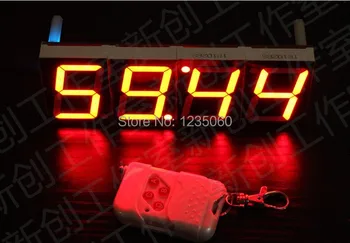 

Wireless countdown clock with remote controller for real life room escape game props countdown timer