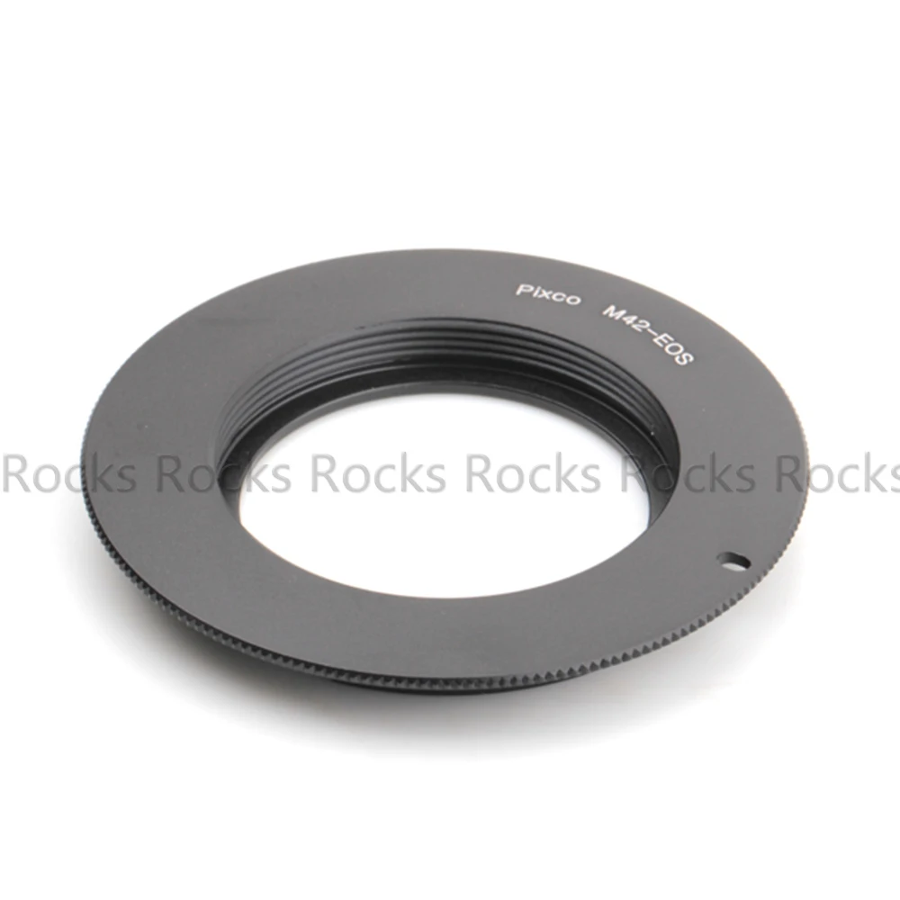 Адаптер для объектива Pixco Φ EOS переходное кольцо M42 подходит камеры Canon (черный)