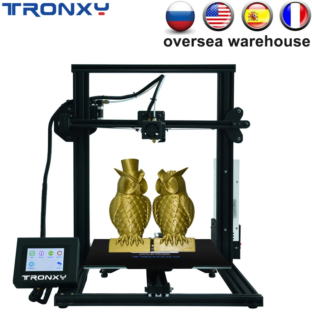 

TRONXY XY-3 3D Printer Print 310*310*330 Touch Screen Fast Assembled Upgraded Nozzle Heat Bed for PLA ABS Flex Magnetic Sticker