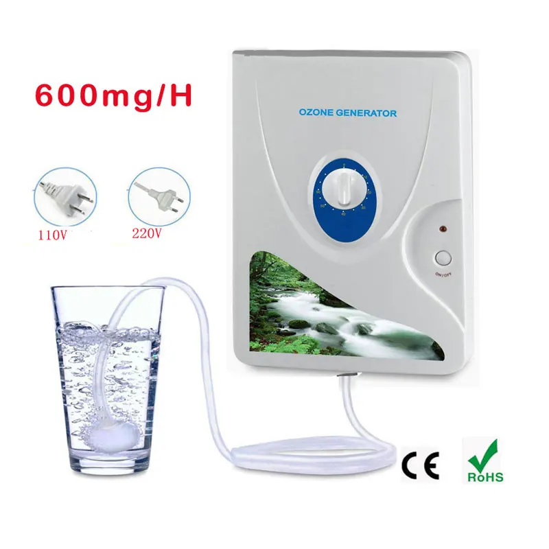 

110V/220V 600mg/hHome sterilizer Ozone Generator Ozonator ionizer O3 Timer Air Purifiers Oil Vegetable Meat Fresh Purify Water