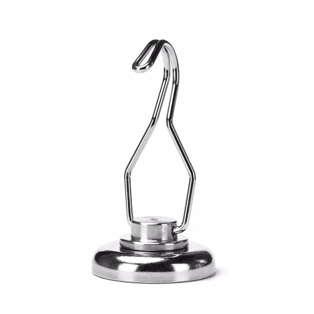 

1pcs D36mm flexible rotatable strong neodymium magnetic hook with vertical pull force 16KG 180 degree Rotated hook D36mm