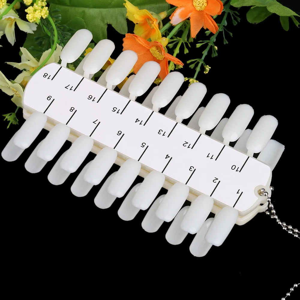 

Double-Layer Nail Color Card Makeup Nail Art Practice Design Training Polish Color Chart Color Swatches 36tips