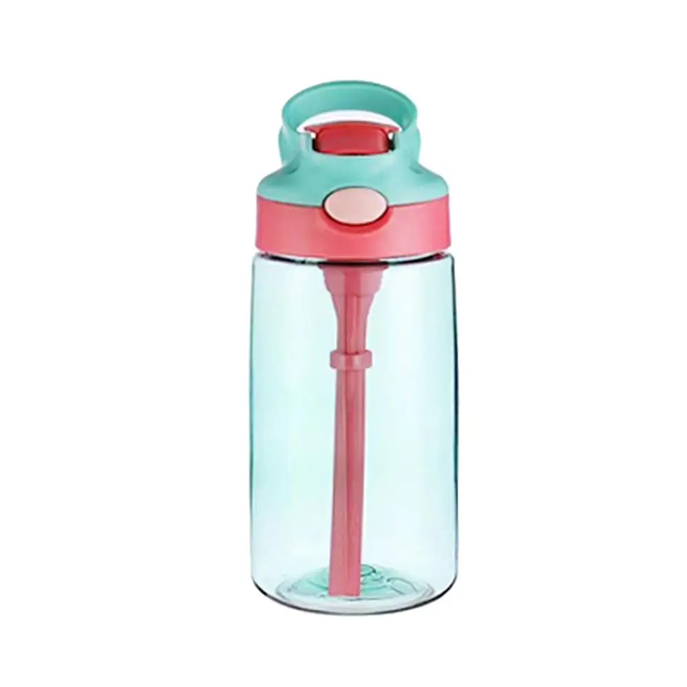 

Flip Led Straw Water Drink Bottle Cycling Hiking Camping Student portable plastic cups Adult children's small sippy cups A1