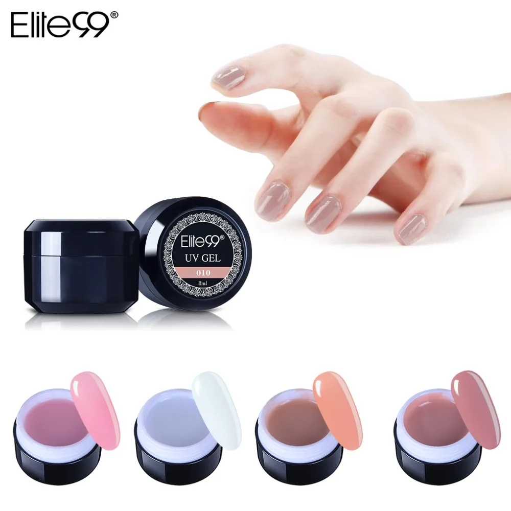 Elite99 8 мл УФ-Гель-лак для ногтей, лак для наращивания ногтей, долговечный маникюрный дизайн, 12 цветов