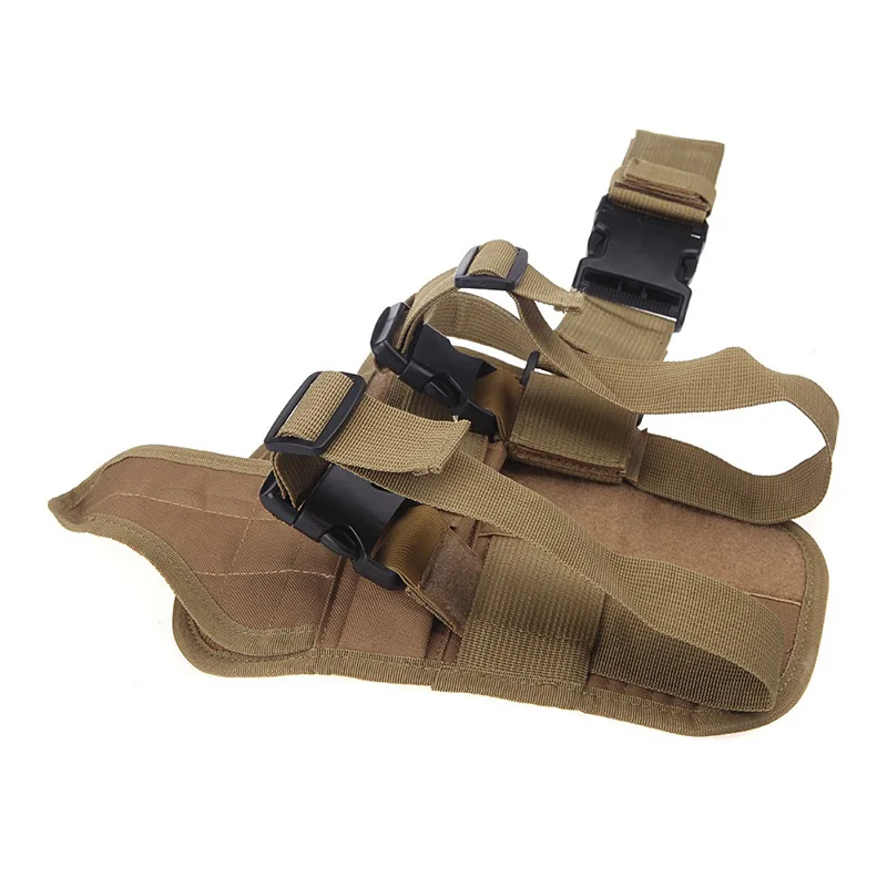 Тактический Пистолет ружье для страйкбола падение ножная кобура на бедро нейлоновый мешок сумка правая рука открытый тактическая сумка с