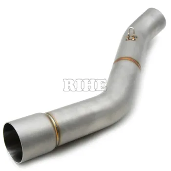 

Motorcycle Modified Clamp On Motorbike Mid Pipe Slip-On Exhaust Mid Pipe for Kawasaki ZX-10R ZX10R 2008 2009 2010