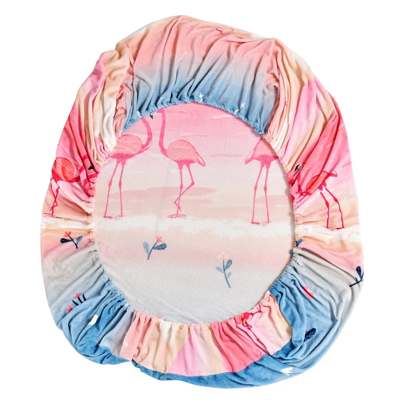 Flannel-Fleece-Fitted-Sheet-Pink-Flamingo-Print-Bed-Sheet-with-Elastic-Band-Winter-Warm-Single-Double-Mattress-Cover-Protector-1