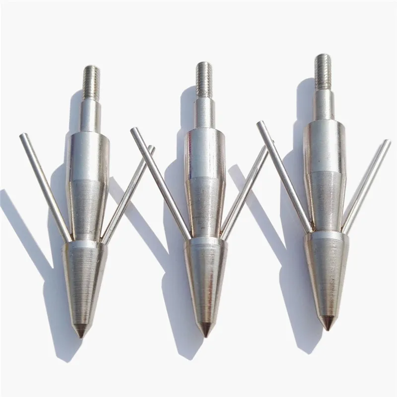 6pcs Bowfishing Arrowheads Bow Fish Hunting Broadhead Arrow Tips