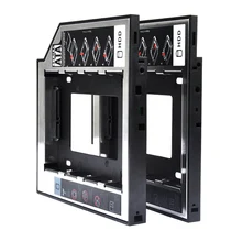 Универсальный Корпус жесткого диска с светодиодный SATA 3,0 2nd HDD Caddy 9,5 мм для 2," 2 ТБ SSD чехол для ноутбука DVD-ROM Оптический отсек