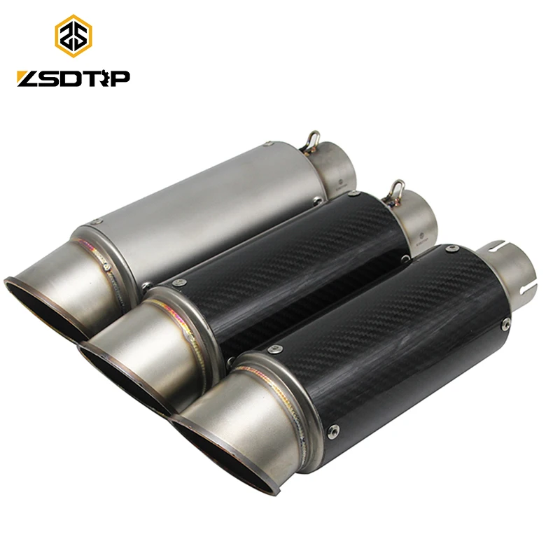 ZSDTRP 51mm Universal SC de Escape de la motocicleta tubo de Escape para S1000RR YZF R1 FZ1N MT09 GSX-R750 R25 NINJA250 CBR1000