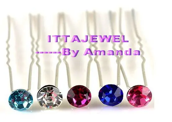 

Wholesale 200pcs Rhinestone Bridal Wedding Hair Pin,Hair Accessories,Hair Sticks,Free Shipping