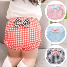4 шт./лот, детские летние однотонные шорты из хлопка с эластичной резинкой на талии, штаны для малышей милые детские штаны без выцветания
