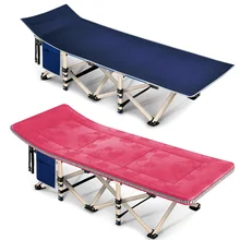 Простые складные простыни для людей, офиса, ланч-брейк, кровать для взрослых, переносная кровать для лагеря, больница, сопутствующее кресло