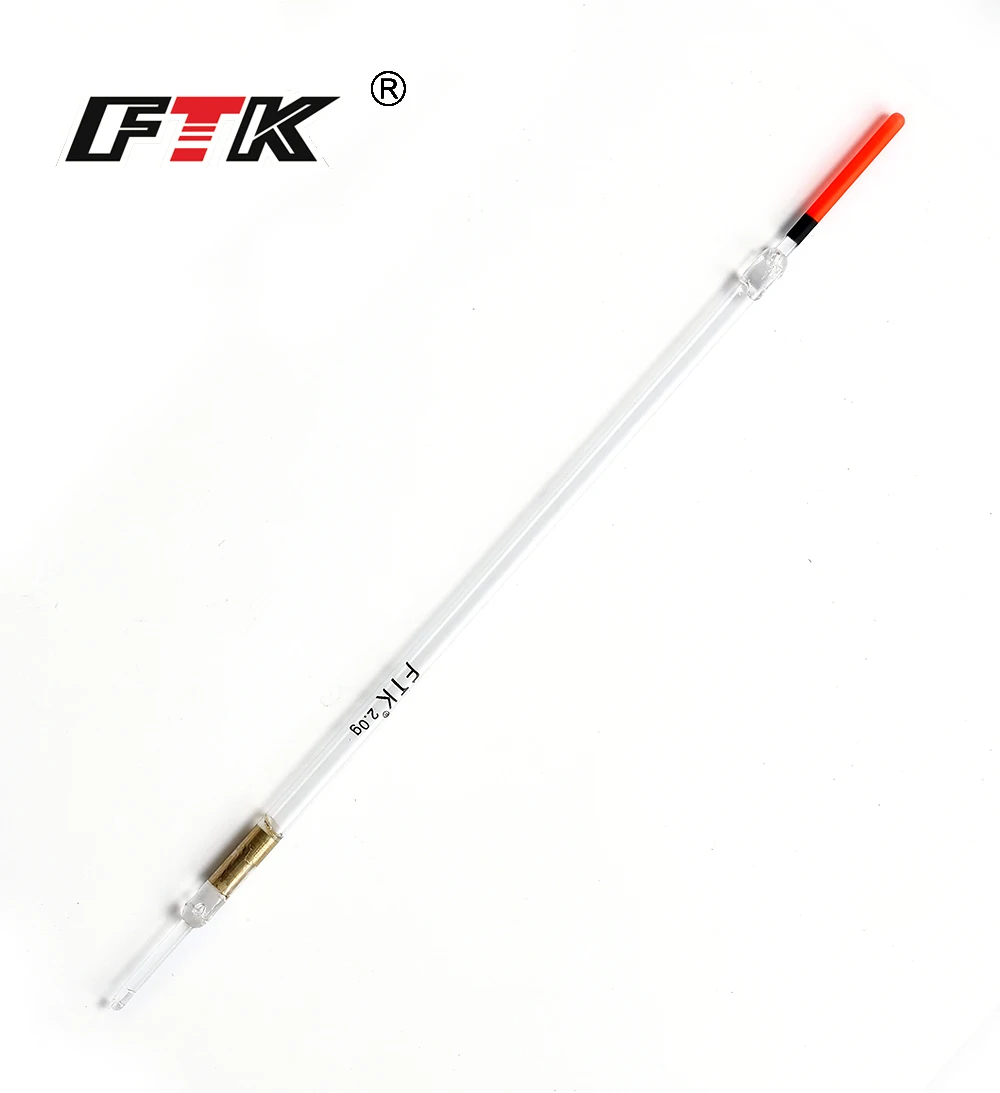 Flotteurs nylon cristal FTK 10 pièces lot 1.0g à 2.0g pour pêche fine et précise, matériel pêche complet