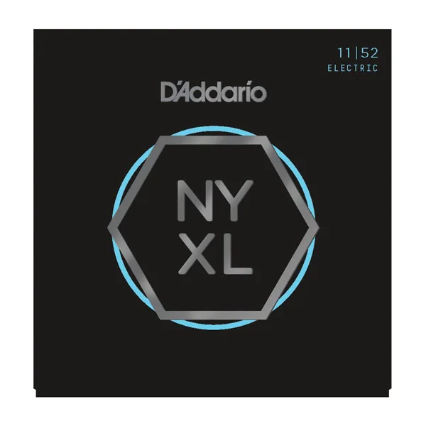 D'Addario NYXL крупной вязки с никелевой обмоткой Струны для электрогитары NYXL1152 NYXL1156 NYXL1254 NYXL1260