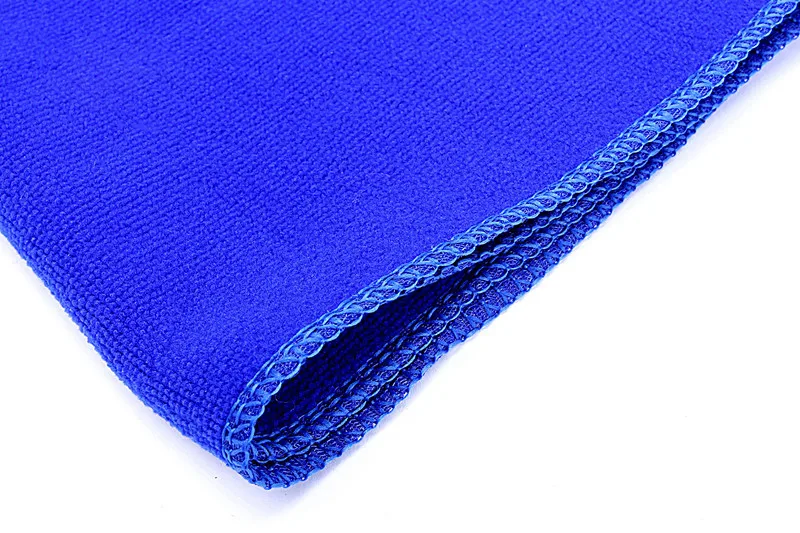 2 шт. 30*70 см мягкая тряпка для мытья автомобиля, чистящее полотенце, полотенце для мытья, микро-волокно голубого цвета