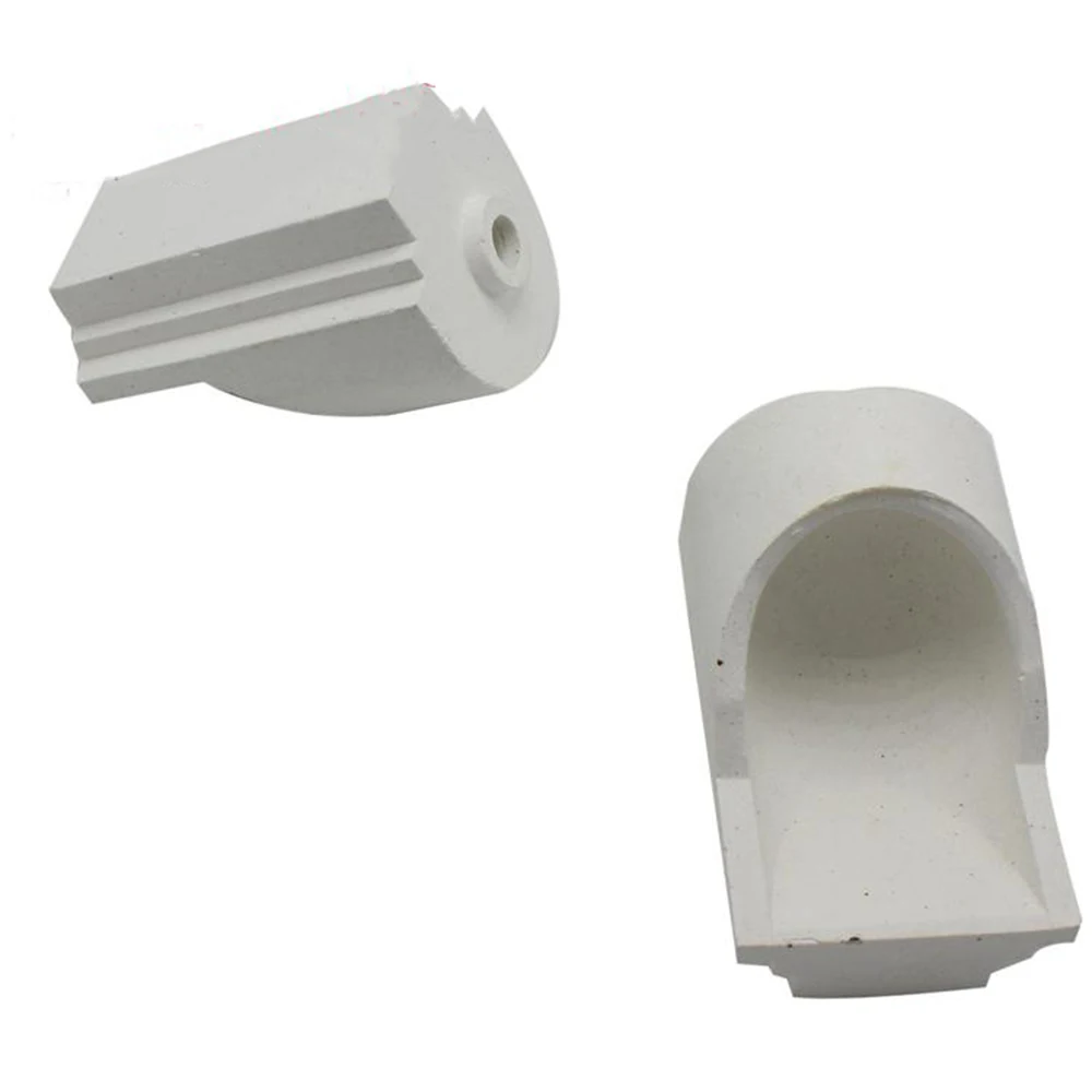 

2pcs Dental Lab Casting Quartz Crucible Hooded High Quality
