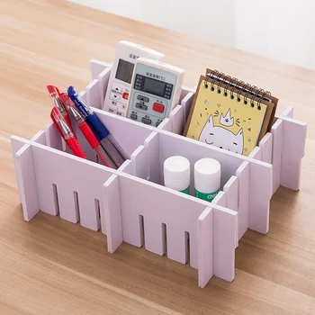 

Adjustable Wardrobe Drawer Divider Storage Clapboard Grid Drawer Separator Divider Household For Underwear Bra Socks Organizer