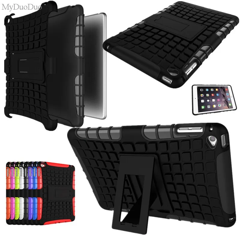 For Apple iPad Mini 4 Tablet Case Silicon PC Rubber Shockproof Heavy