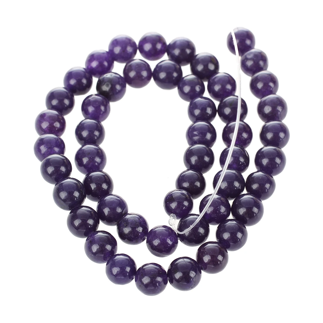 Beads 6mm Round Purple 15.5 Inches for Jewelry Making,Design,Craftin