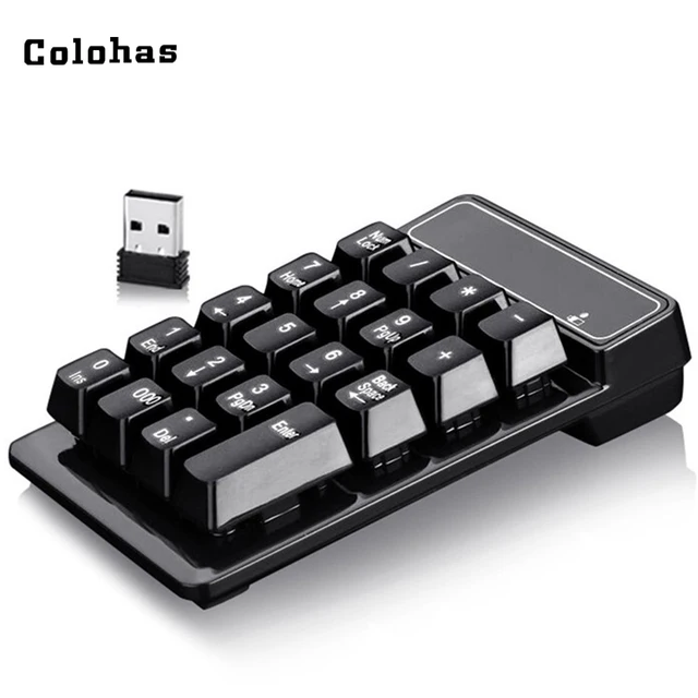 Special Offers Wireless Mini Numeric Keyboard with Suspension Keycaps Portable Black Number Keypad with 000 Key for Securities Bank Accountant Special Offers Wireless Mini Numeric Keyboard with Suspension Keycaps Portable Black Number Keypad with 000 Key for Securities Bank Accountant