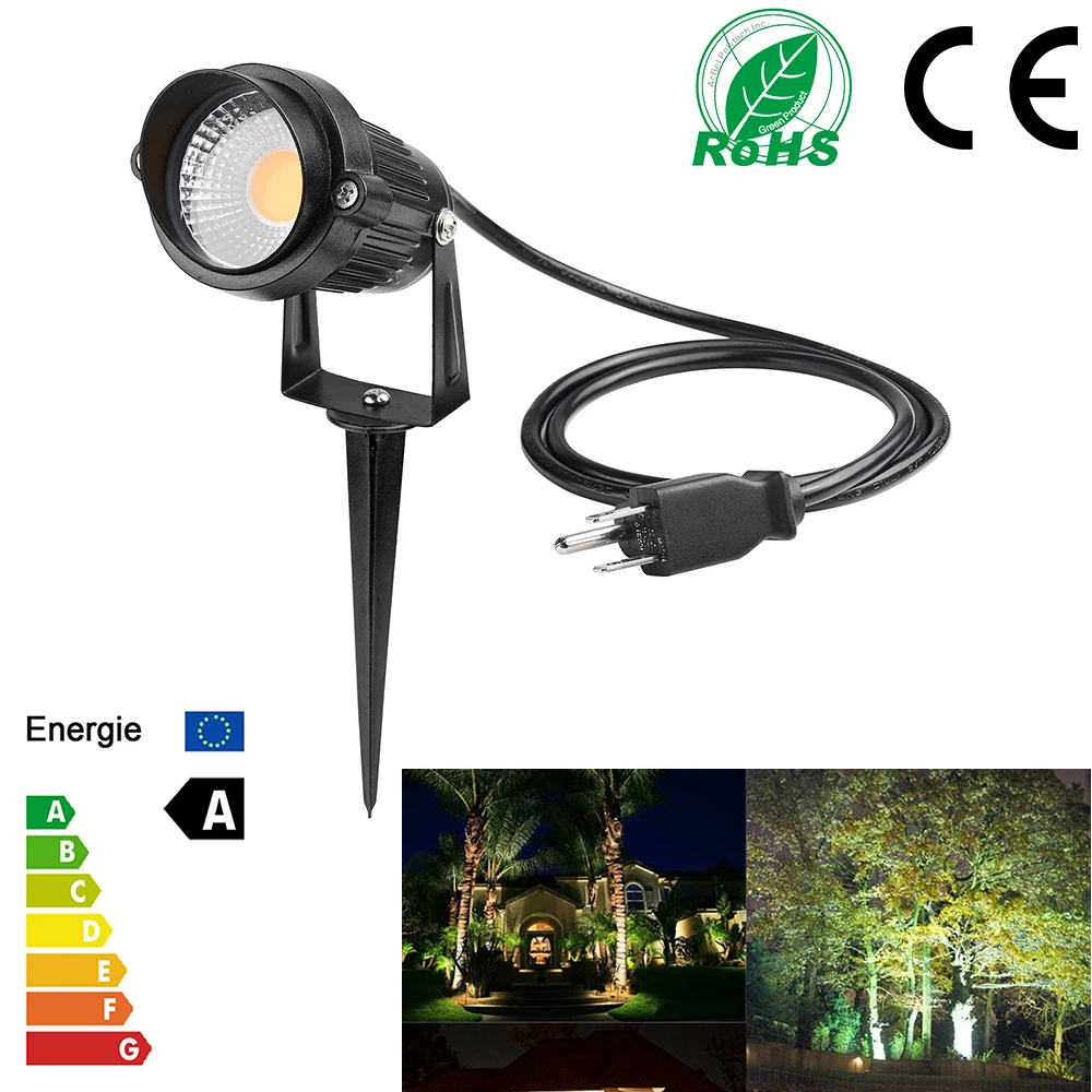 

3W spike Landscape led light 110V 220V Landscape Spot Light IP65 outdoor Landscape led spike light for garden