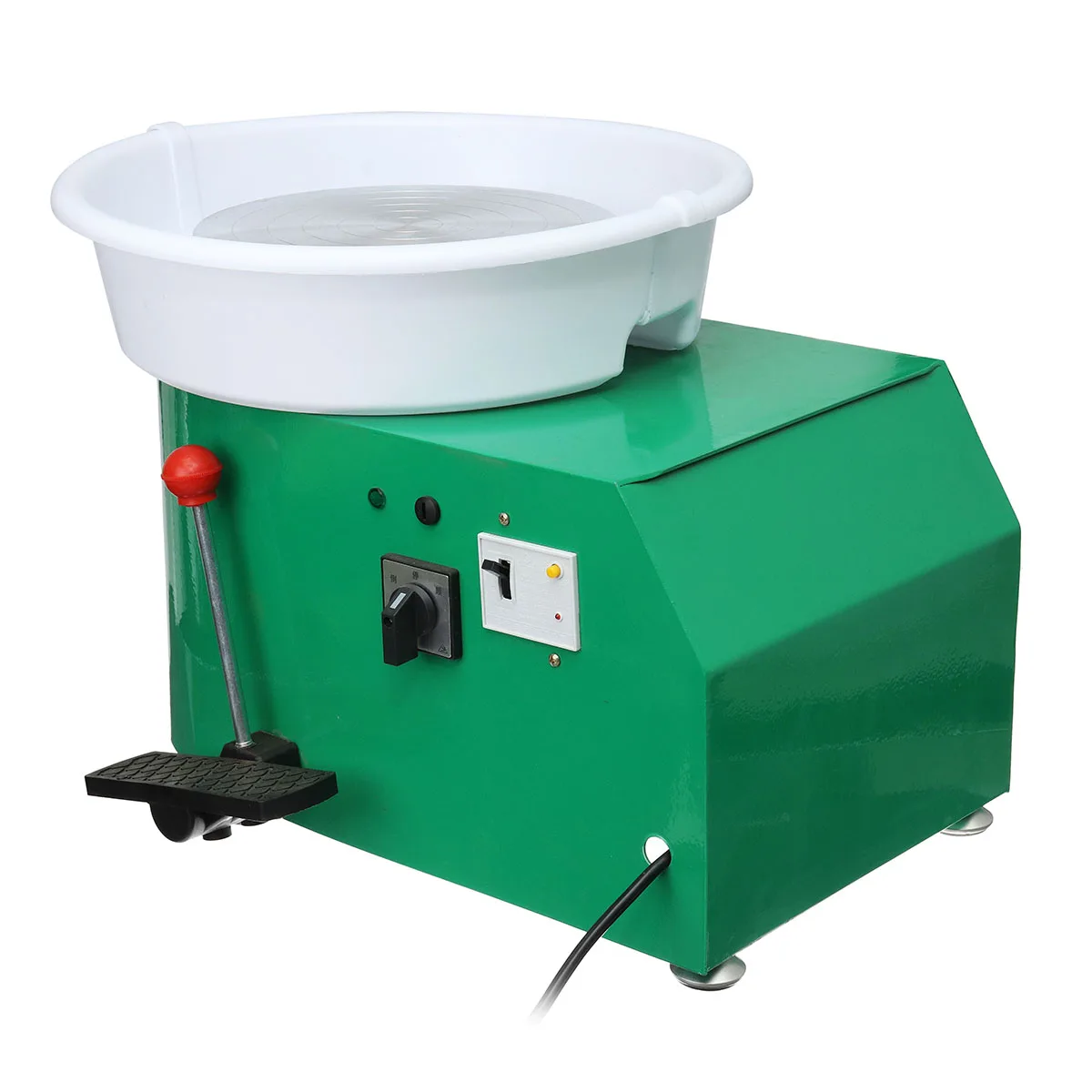 Pottery Wheel Machine 25cm AC 220V 550W Flexible Manual pedal Ceramic Work Ceramics Clay Art With Mobile Smooth Low Noise