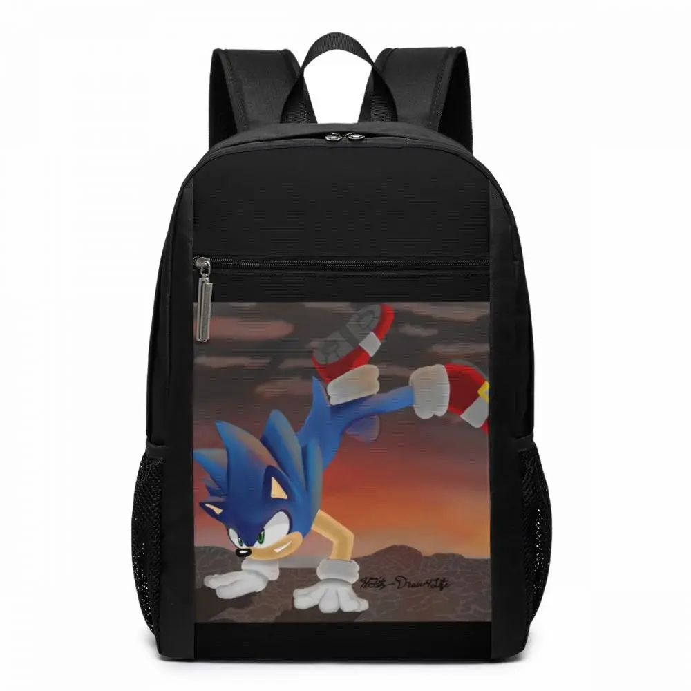 Рюкзак с ежом Sonic The рюкзак Shadow s дорожная Подростковая сумка Высокое качество