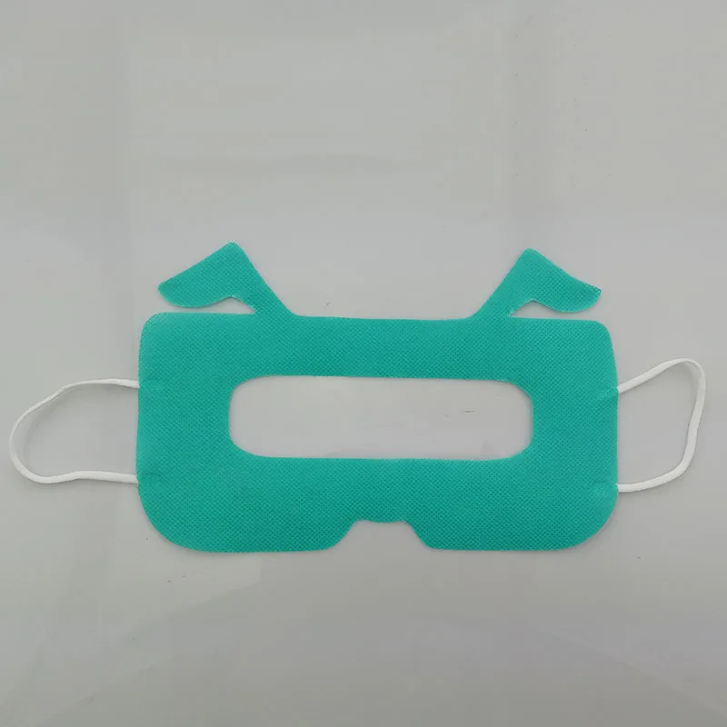 100 шт Красочные Универсальные VR гигиеническая маска коврик для Vive/PS VR/gear Oculus Rift 021 - Цвет: Зеленый