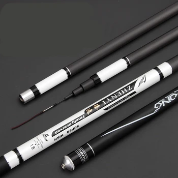 

Carbon Taiwan Fishing Rod 37 Tone Superhard Hand Pole 3.9/5.4/6.3M Superslim Canes Pesca Set