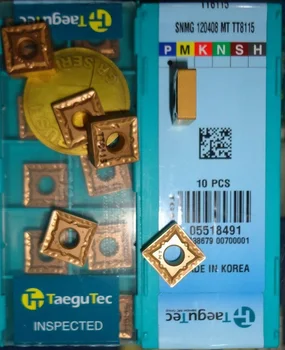 

Taegutec Carbide inserts SNMG 120408 MT TT8115 wholesale SNMG120408MT TT8115 FOR medium for High speed turning of steel