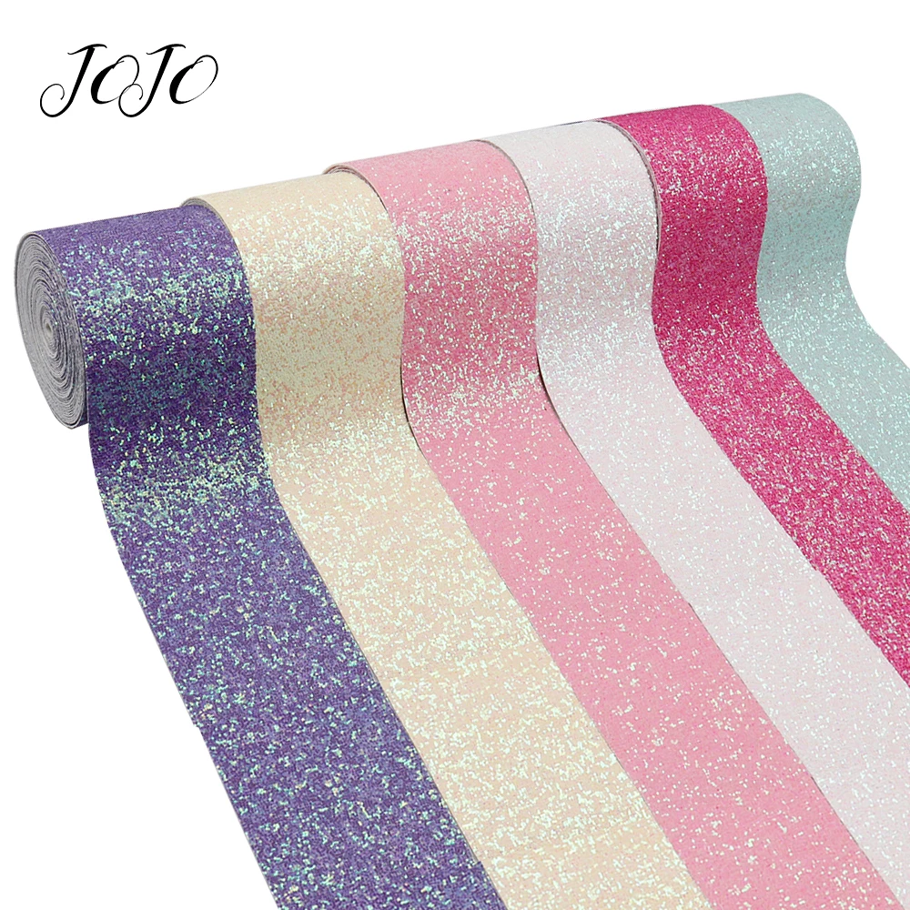 

JOJO BOWS 75mm 1y Shiny Glitter Ribbon Solid Webbing Festival Party Home Decor Apparel Sewing Material DIY Hair Bows Supplies