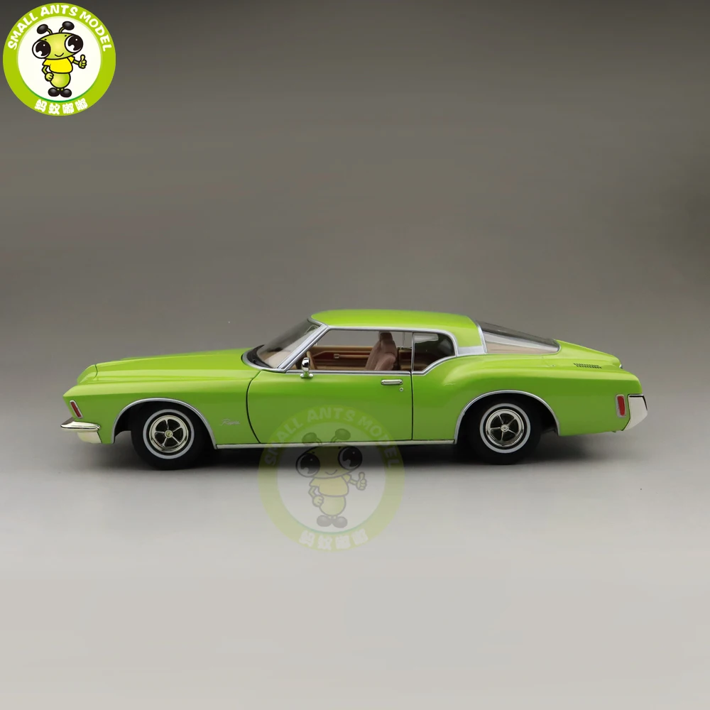 1/18 1971 Buick RIVIERA GS Road Подпись литая под давлением Модель автомобиля игрушки для мальчиков и девочек подарок