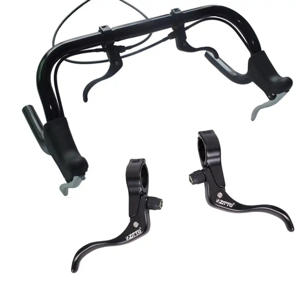 ZTTO 1 Pair Road Bike Brake Levers Bicycle Fixed Gear Deputy Vice Brake 22.2mm