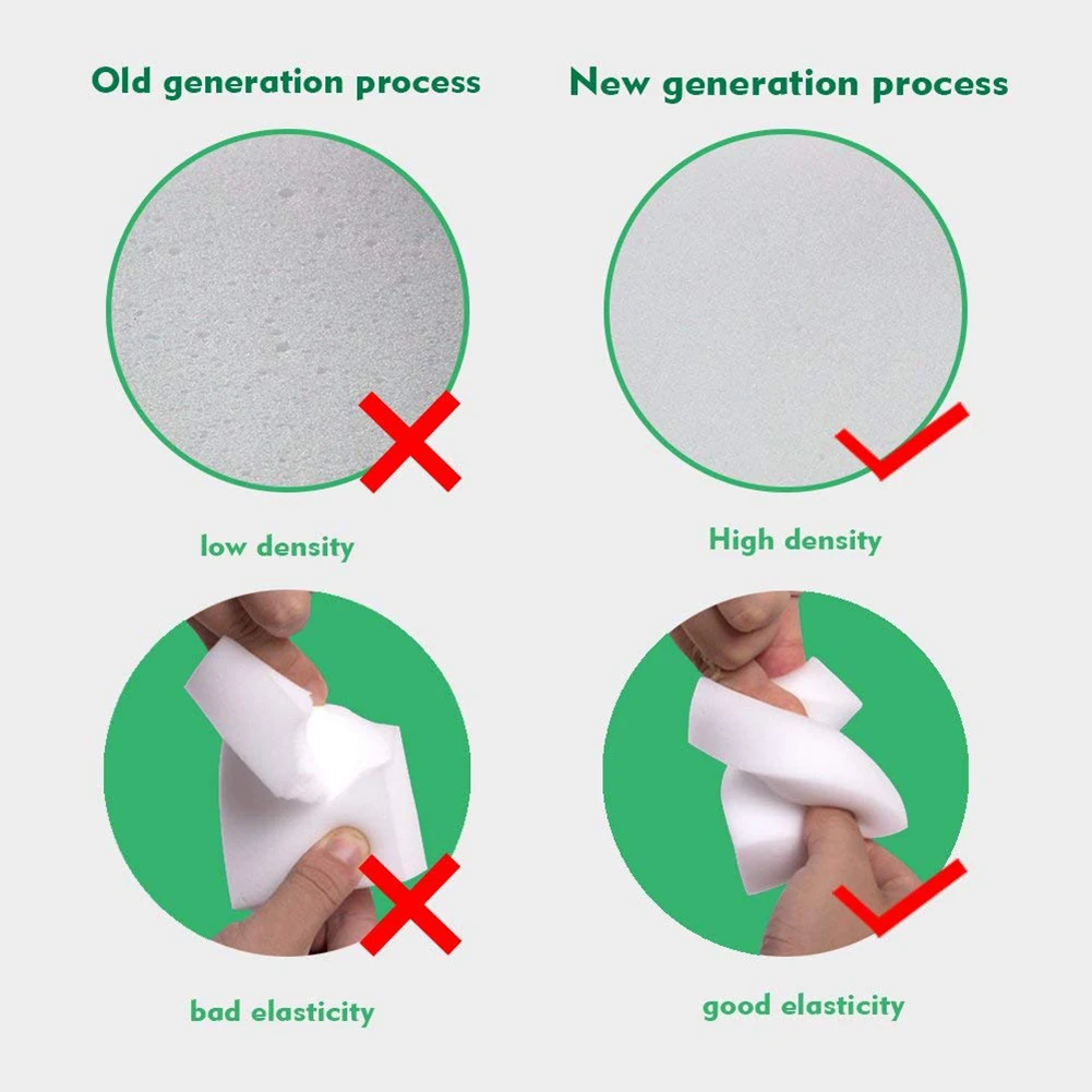10 шт. Меламин Губка 100x60 x мм 20 мм кухня Чистка Магия Губка аксессуары для ванной комнаты ластик очиститель нано губка CV