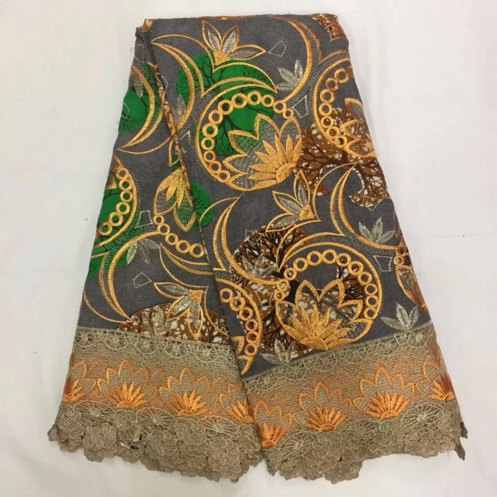 

New arrival African lace fabrics high quality Wax lace fabric for Nice party dress Nigerian Bridal lace Material