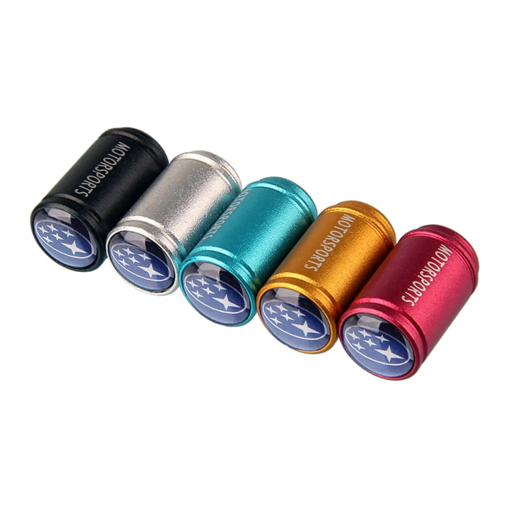 

Metal Matt Tire Valve Stem Caps for Subaru Forester XV Outback STI WRX Impreza Legacy BRZ Anti-dirty Air Cover Car Accessories